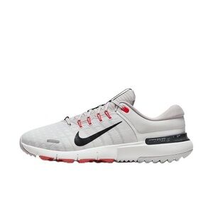 New Nike Free Golf NN Men’s Golf Shoes - White/Safety Orange/Black FQ7875 100